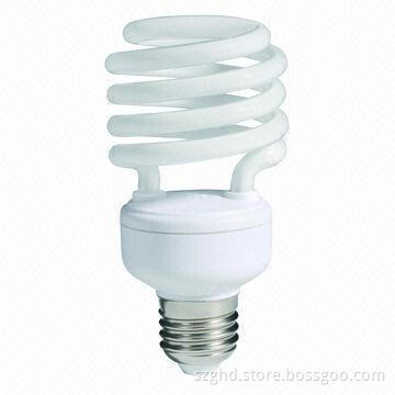 25W T2 Half Spiral CFLs/Engery-saving Lamp with 1,425lm Lumen
